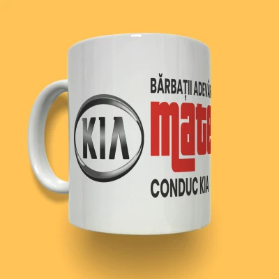 Cana ceramica personalizata - Kia