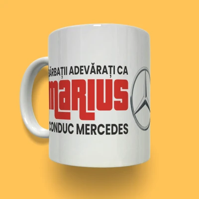 Cana ceramica personalizata - Mercedes
