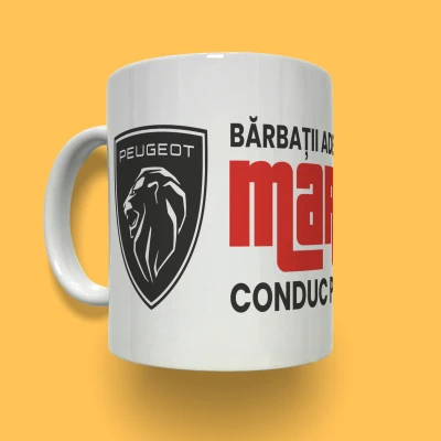 Cana ceramica personalizata - Peugeot