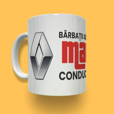 Cana ceramica personalizata - Renault