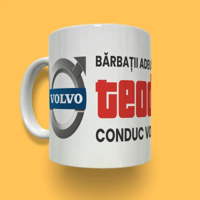 Cana ceramica personalizata - Volvo