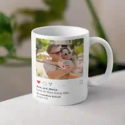 Cana personalizata - Instagram