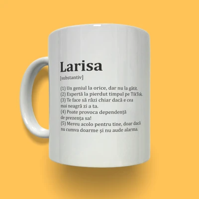 Cana ceramica personalizata - Nume Dex