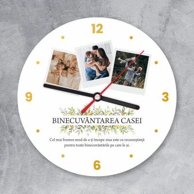 Ceas de perete - Binecuvantarea casei