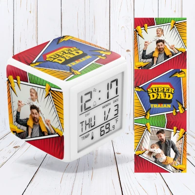 Ceas personalizat digital-Super tata