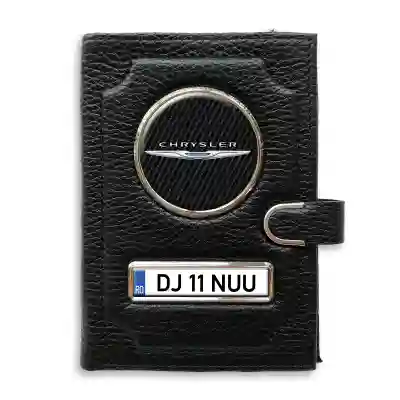 Portofel cu compartiment pentru bani cu clema Chrysler