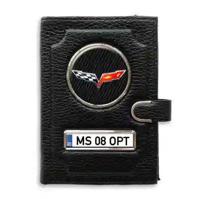 Portofel cu compartiment pentru bani cu clema Corvette