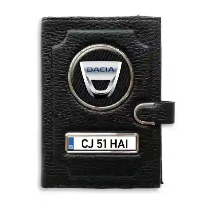 Portofel cu compartiment pentru bani cu clema Dacia