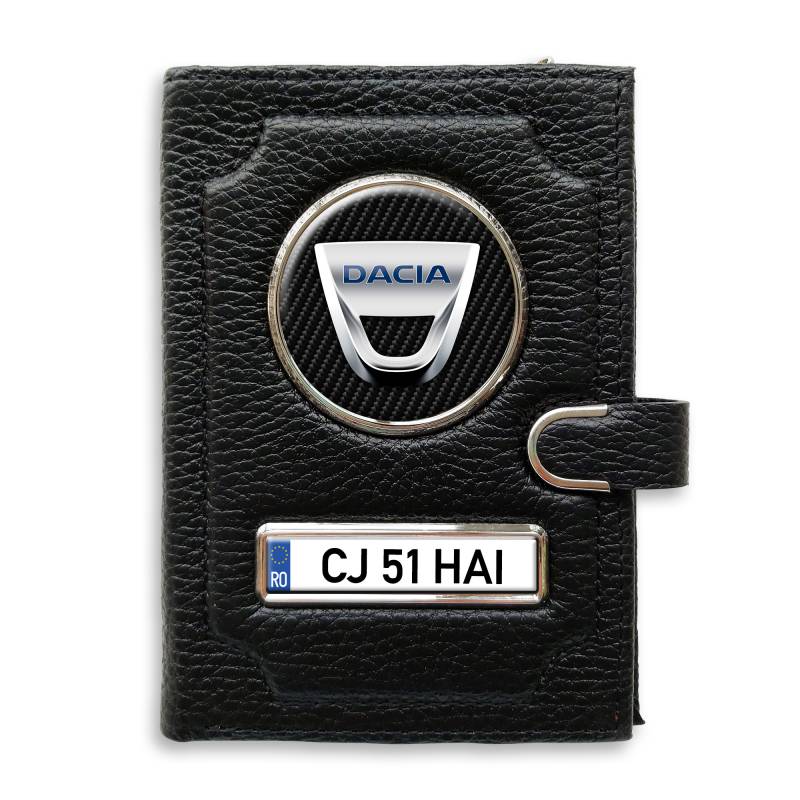Portofel cu compartiment pentru bani cu clema Dacia