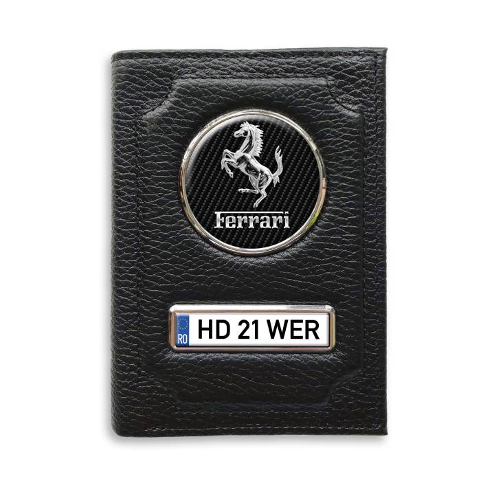 Portofel cu compartiment pentru bani Ferrari