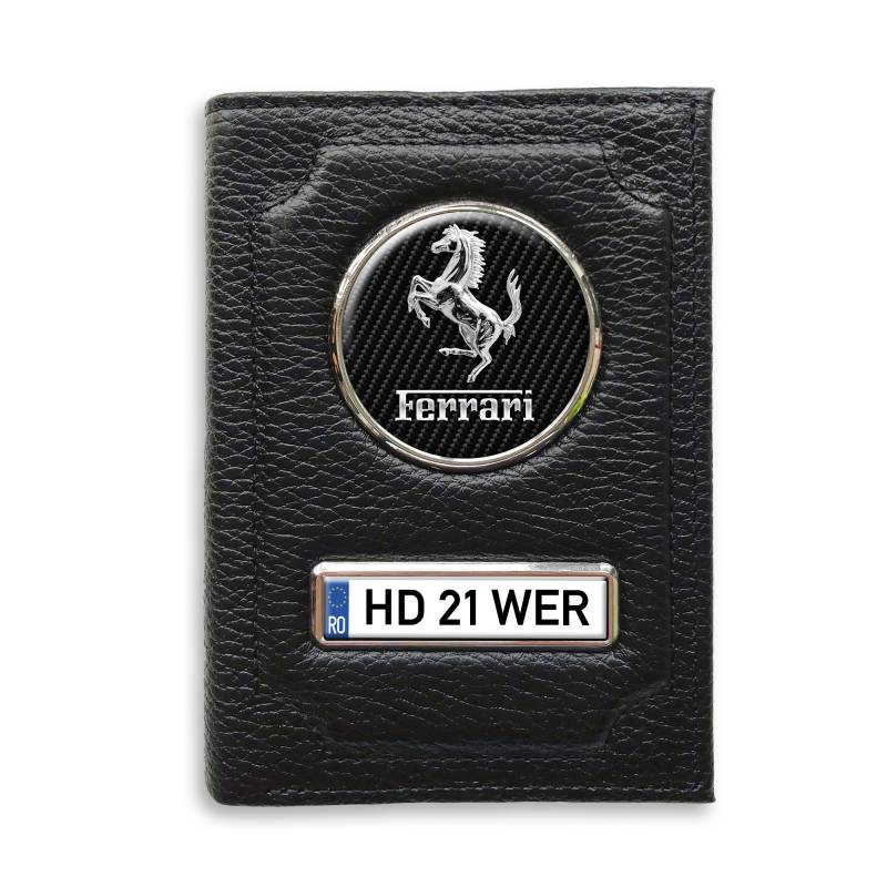 Portofel cu compartiment pentru bani Ferrari