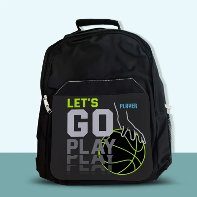 Ghiozdan personalizat - Let's go play