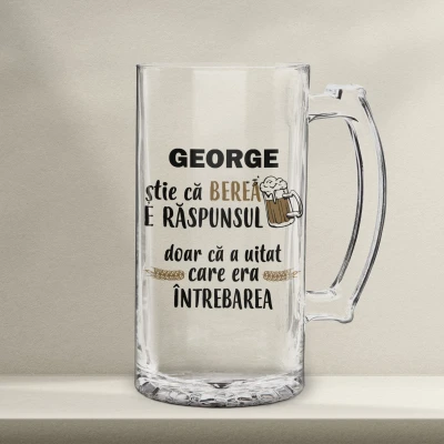 Halba de bere personalizata - Berea e raspunsul