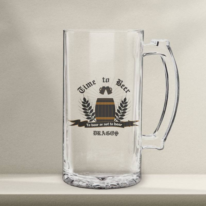 Halba de bere personalizata - Time to Beer