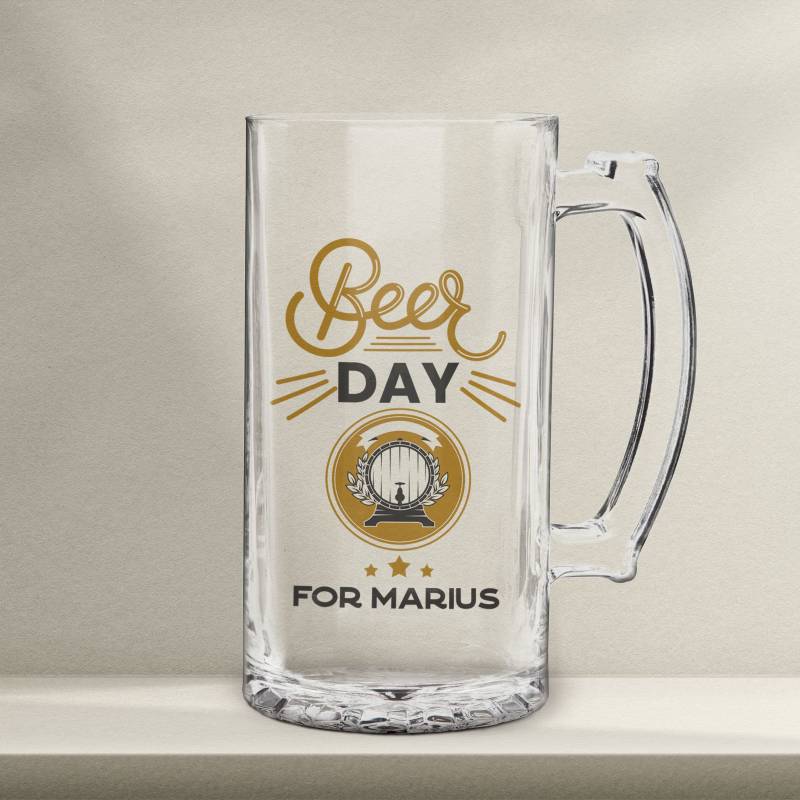 Halba de bere personalizata - Beer Day