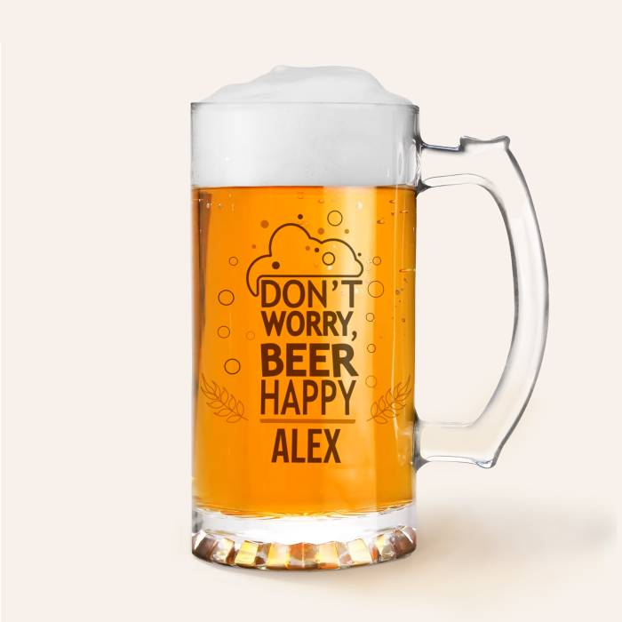 Halba de bere personalizata - Don't Worry