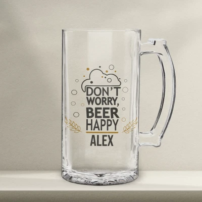 Halba de bere personalizata - Don't Worry