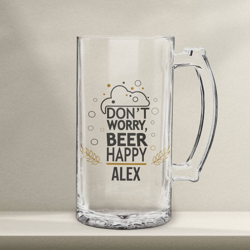 Halba de bere personalizata - Don't Worry