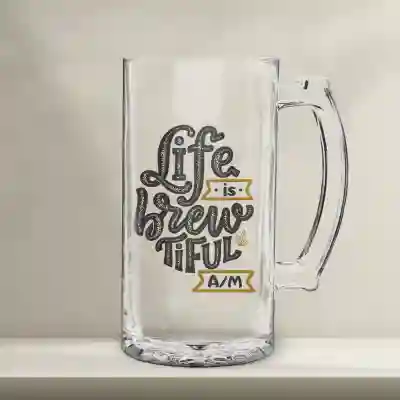 Halba de bere personalizata - Life is Brewtiful