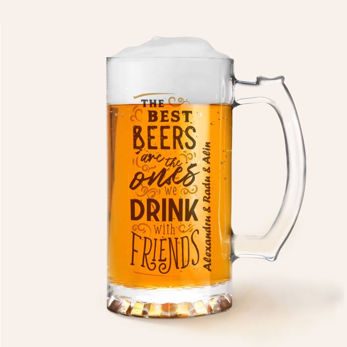 Halba de bere personalizata - The best Beer