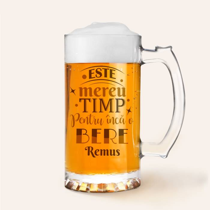 Halba de bere personalizata - Inca o bere