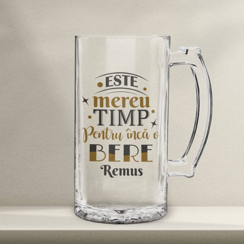 Halba de bere personalizata - Inca o bere