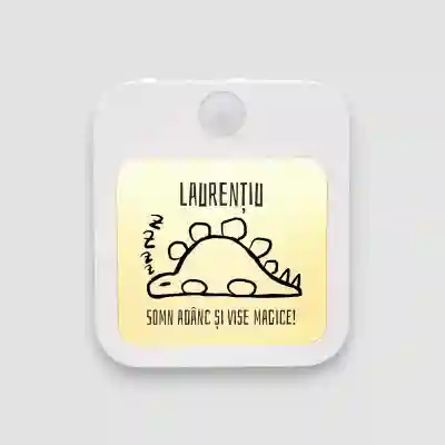 Lampă veghe personalizată - Dinozaur