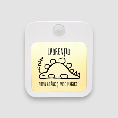 Lampă veghe personalizată - Dinozaur