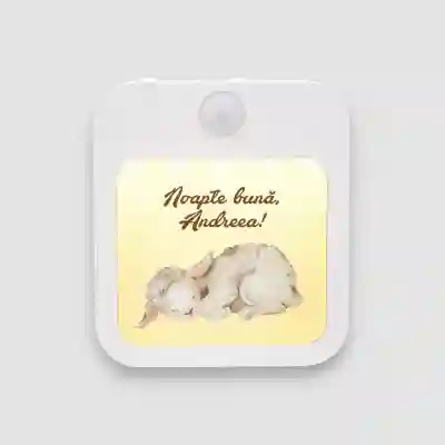 Lampă veghe personalizată - Mielușel