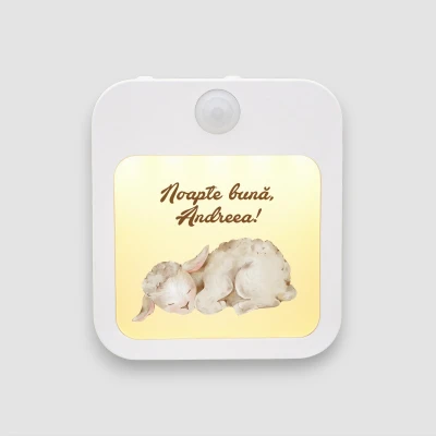 Lampă veghe personalizată - Mielușel