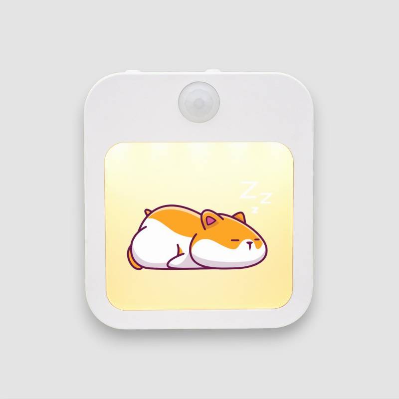 Lampă veghe personalizată - Sleepy Cat