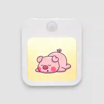 Lampă veghe personalizată - Sleepy Pig