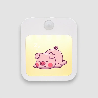 Lampă veghe personalizată - Sleepy Pig