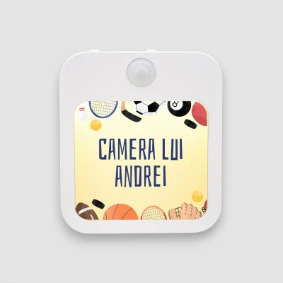 Lampă veghe personalizată - Sport