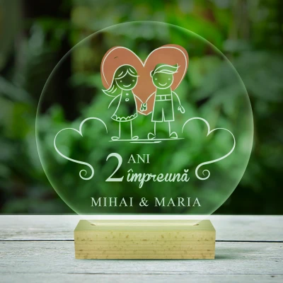 Lampa led 3D personalizata 