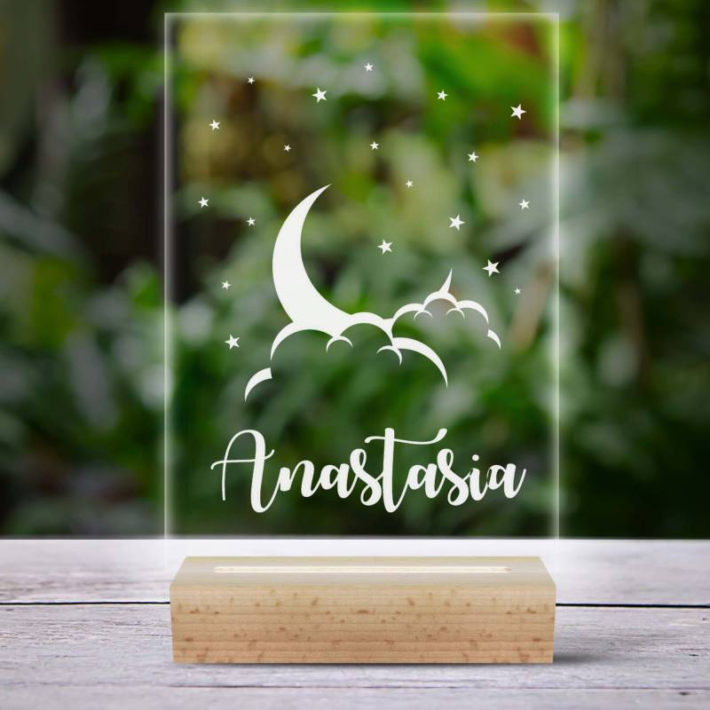 Lampa led 3D personalizata - Good Night 