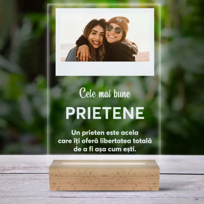 Lampa led 3D personalizata pentru prietenii apropiati