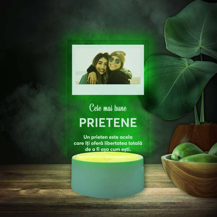 Lampa led 3D personalizata pentru prietenii apropiati
