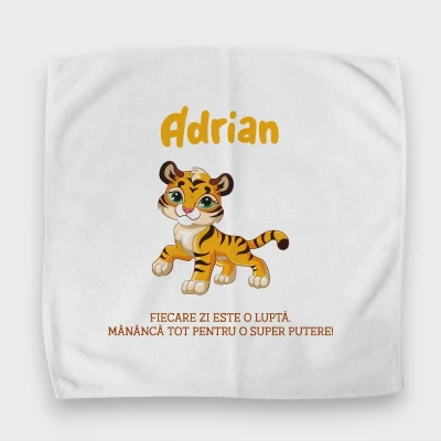 Prosop pentru lunch box personalizat - Leu