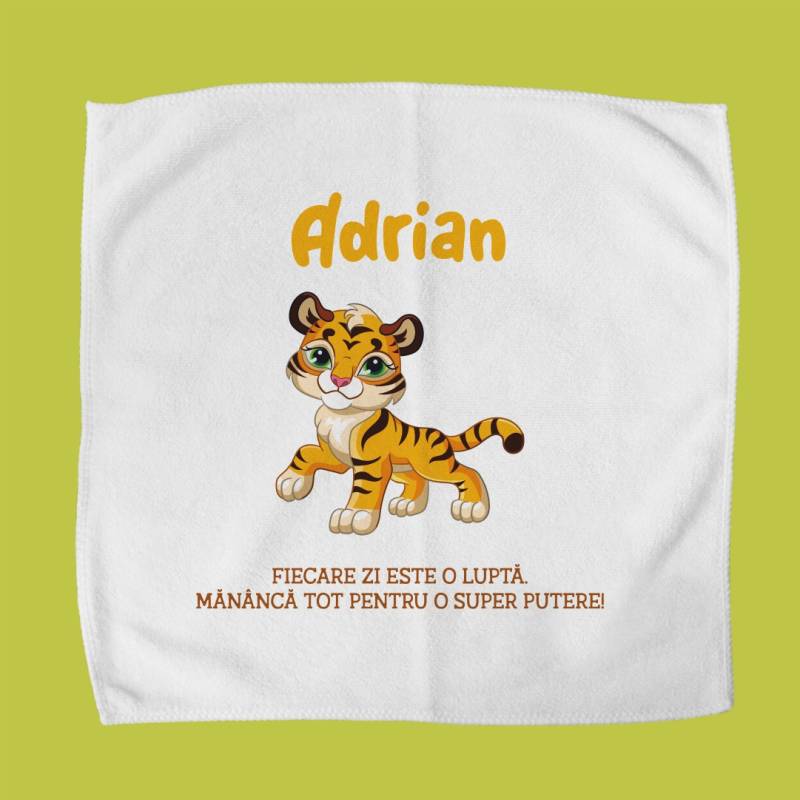 Prosop pentru lunch box personalizat - Leu