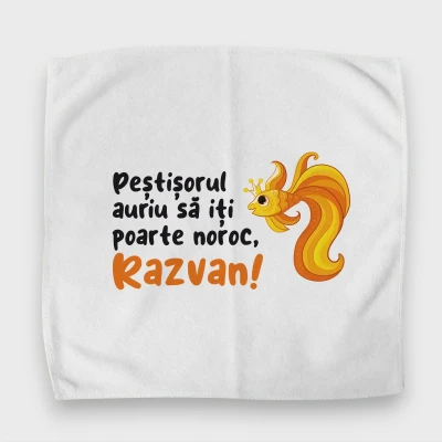 Prosop pentru lunch box personalizat - Peștișorul auriu