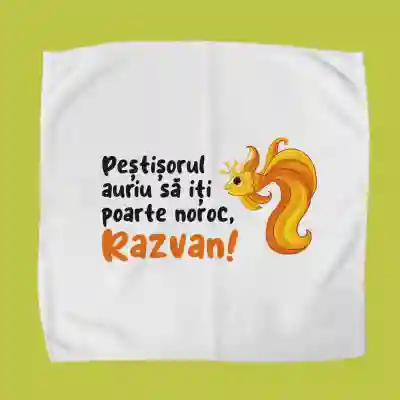 Prosop pentru lunch box personalizat - Peștișorul auriu