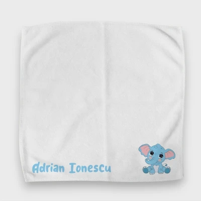 Prosop pentru lunch box personalizat - Elefănțel