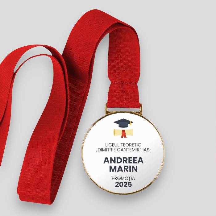 Medalie personalizata - Absolvent