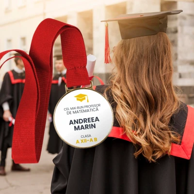 Medalie personalizata - Materia preferata