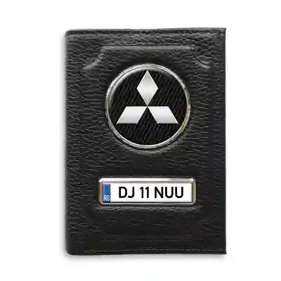 Portofel cu compartiment pentru bani Mitsubishi Silver
