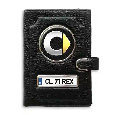 Portofel cu compartiment pentru bani cu clema Smart