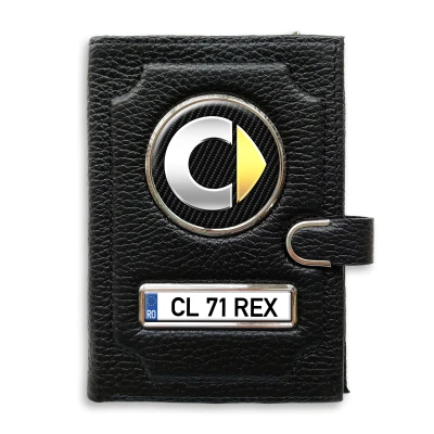 Portofel cu compartiment pentru bani cu clema Smart