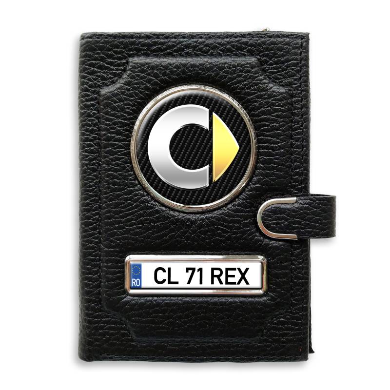 Portofel cu compartiment pentru bani cu clema Smart