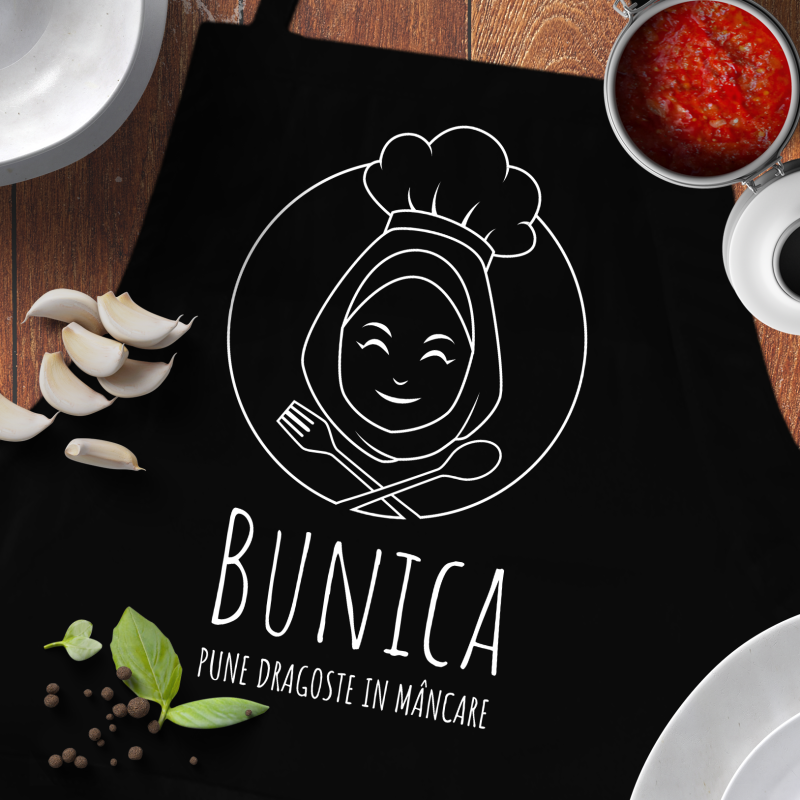 Sort personalizat bunica pune dragoste in mancare